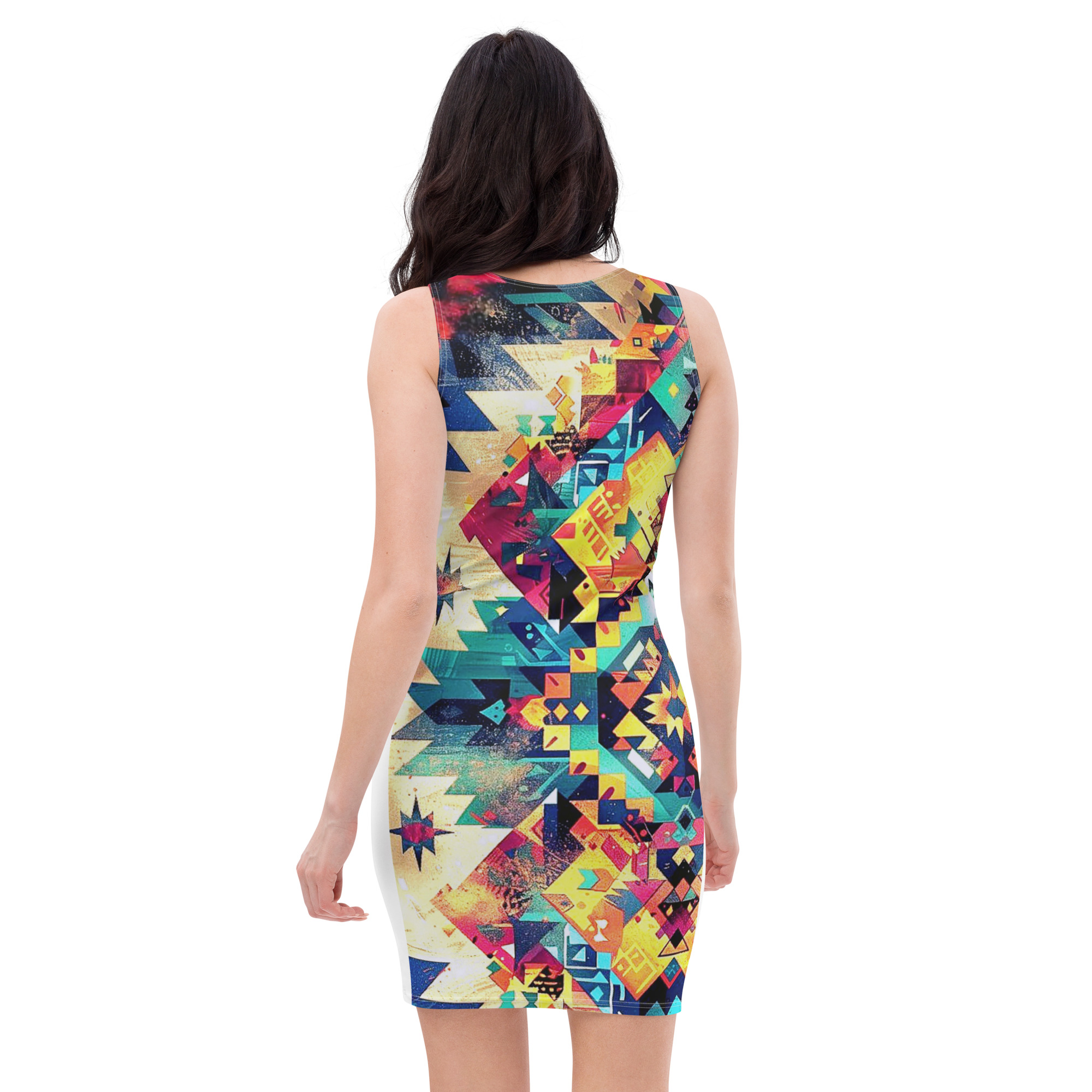 Afo Star Bodycon Dress – Stylish, Vibrant, and Comfortable Fit - Image 2