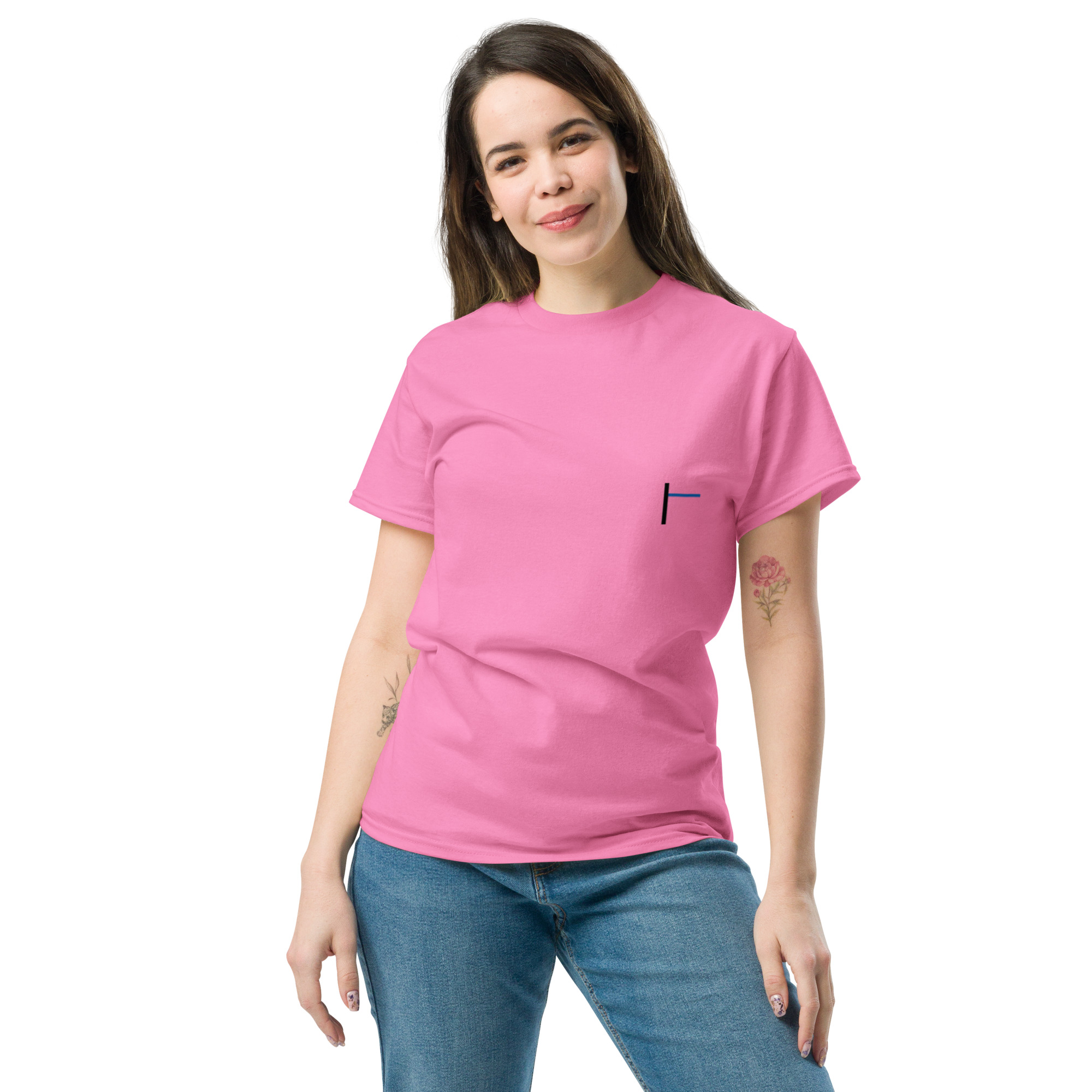 Premium Cotton Classic Tee for Women - Tennis Street Art Design - Image 3