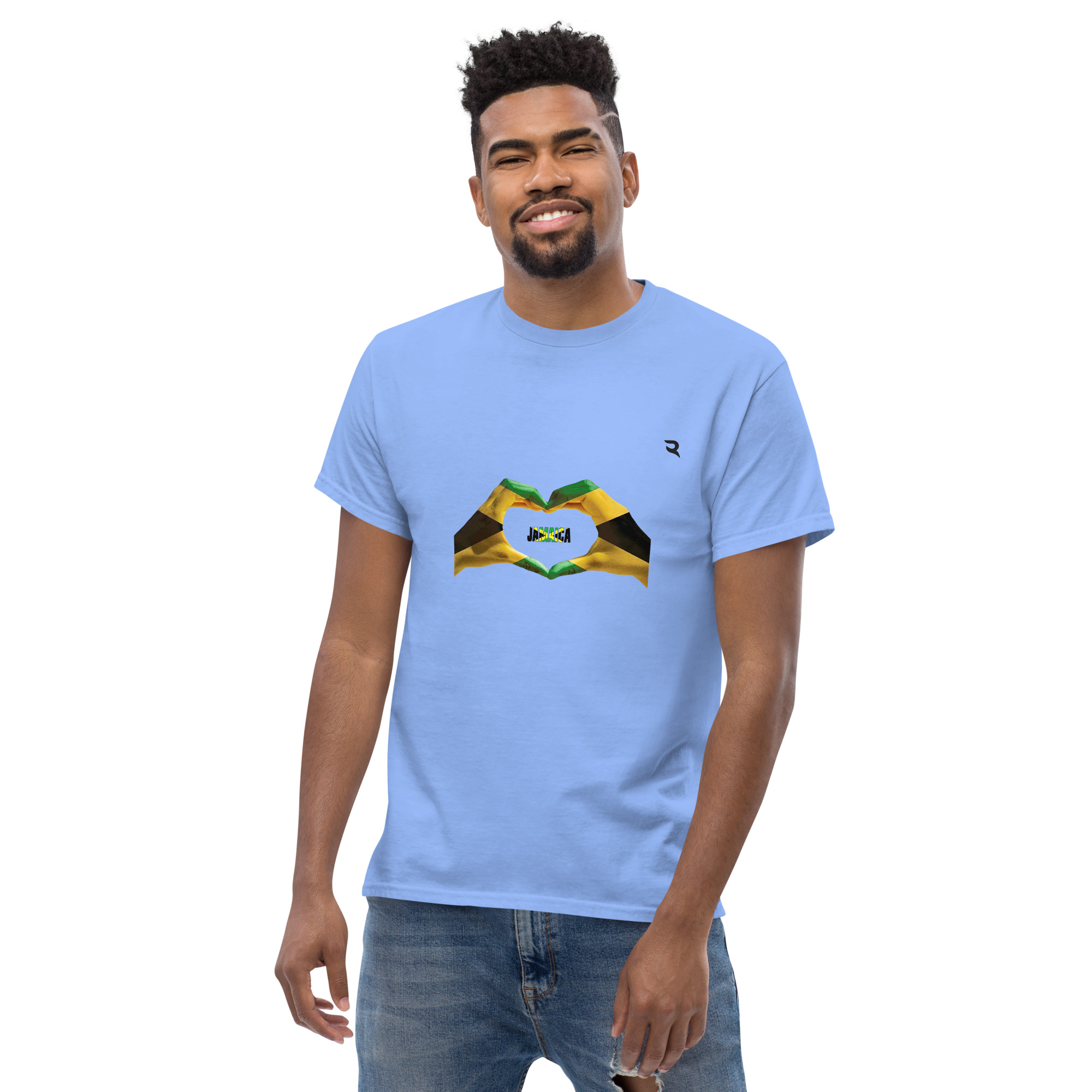 Jamaica Love Heart 2024 Unisex Tee Classic Cotton Design - Image 2