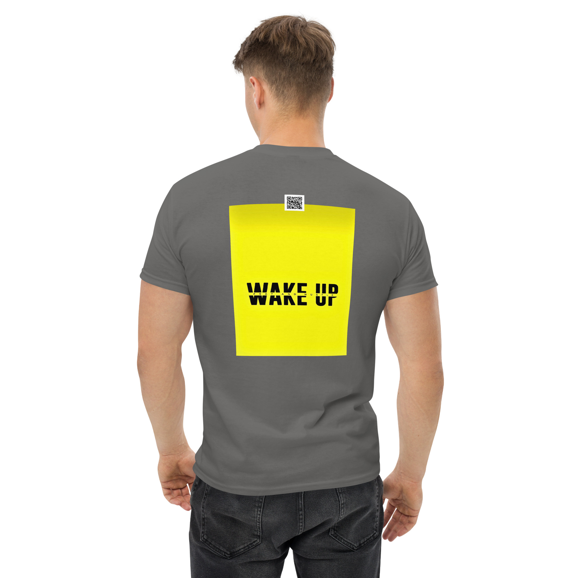 Hustle and Pray Unisex Classic Cotton Tee - Image 26