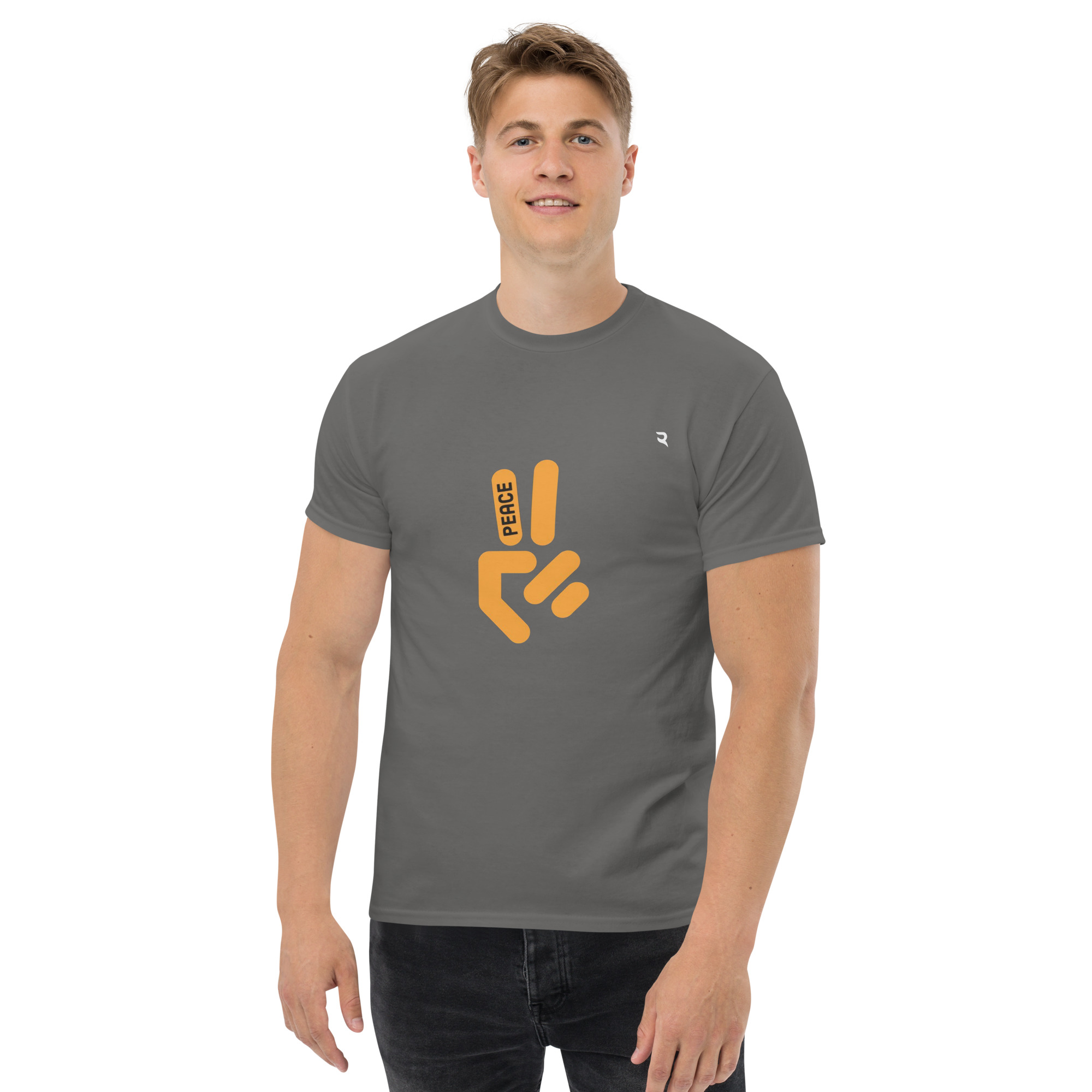Peace Gesture Unisex Cotton Tee Graphic | Classic Streetwear T-Shirt - Image 10