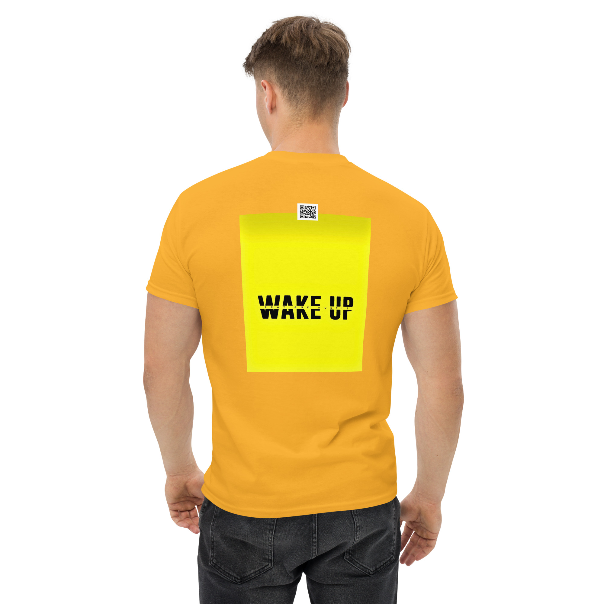 Hustle and Pray Unisex Classic Cotton Tee - Image 37