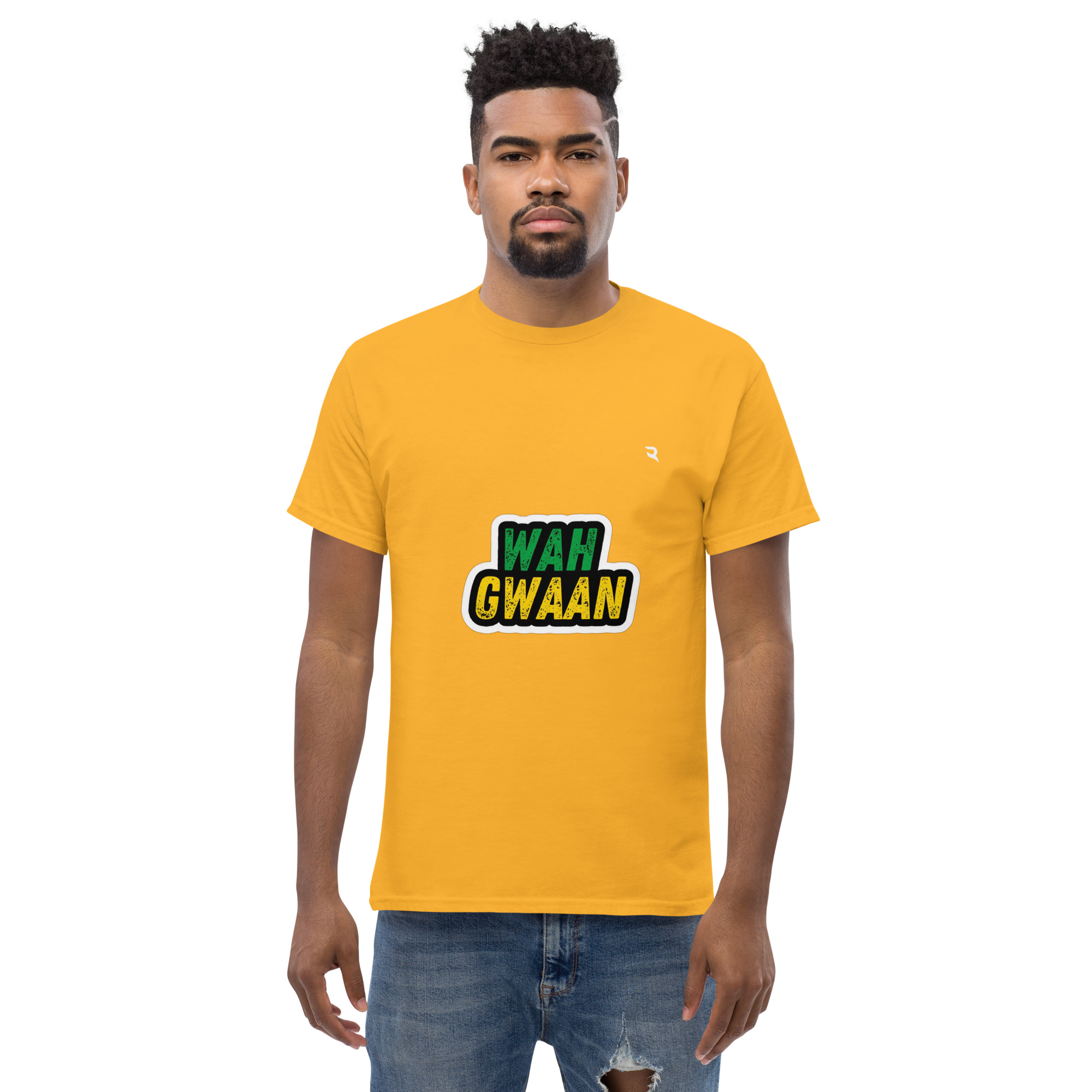 Wah Gwaan Classic Tee – Celebrate Jamaican Culture with Bold Urban Style" - Image 14