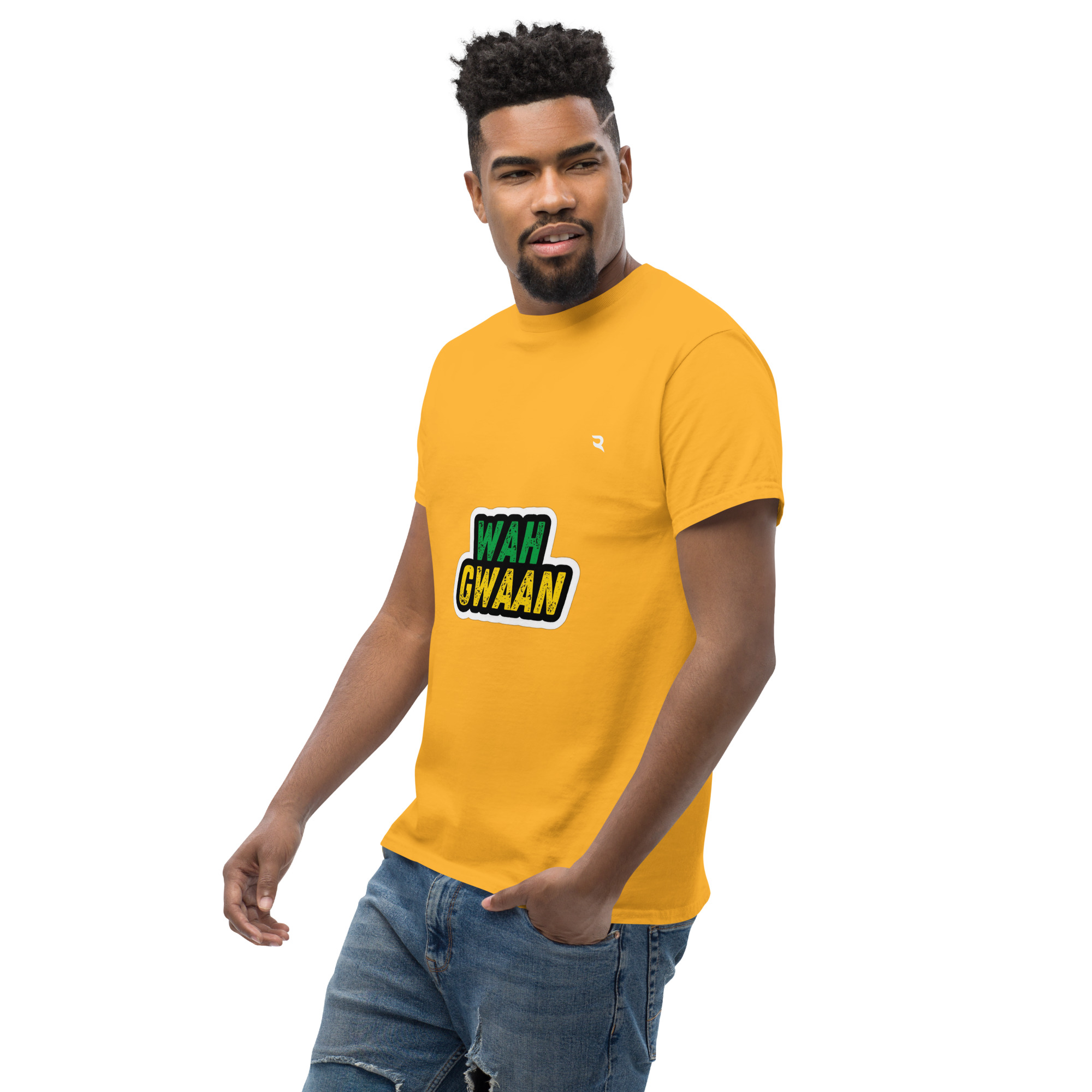 Wah Gwaan Classic Tee – Celebrate Jamaican Culture with Bold Urban Style" - Image 17