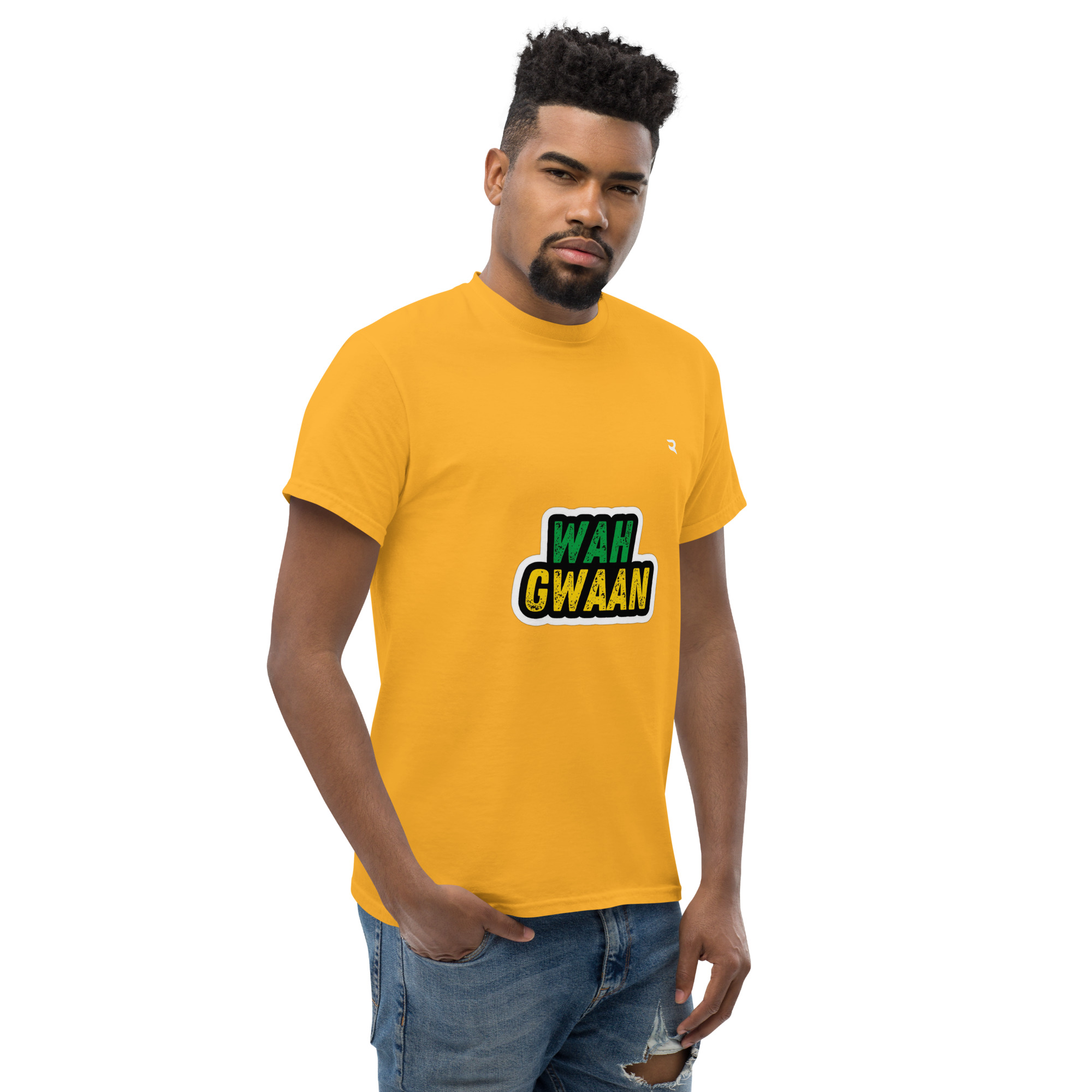 Wah Gwaan Classic Tee – Celebrate Jamaican Culture with Bold Urban Style" - Image 16