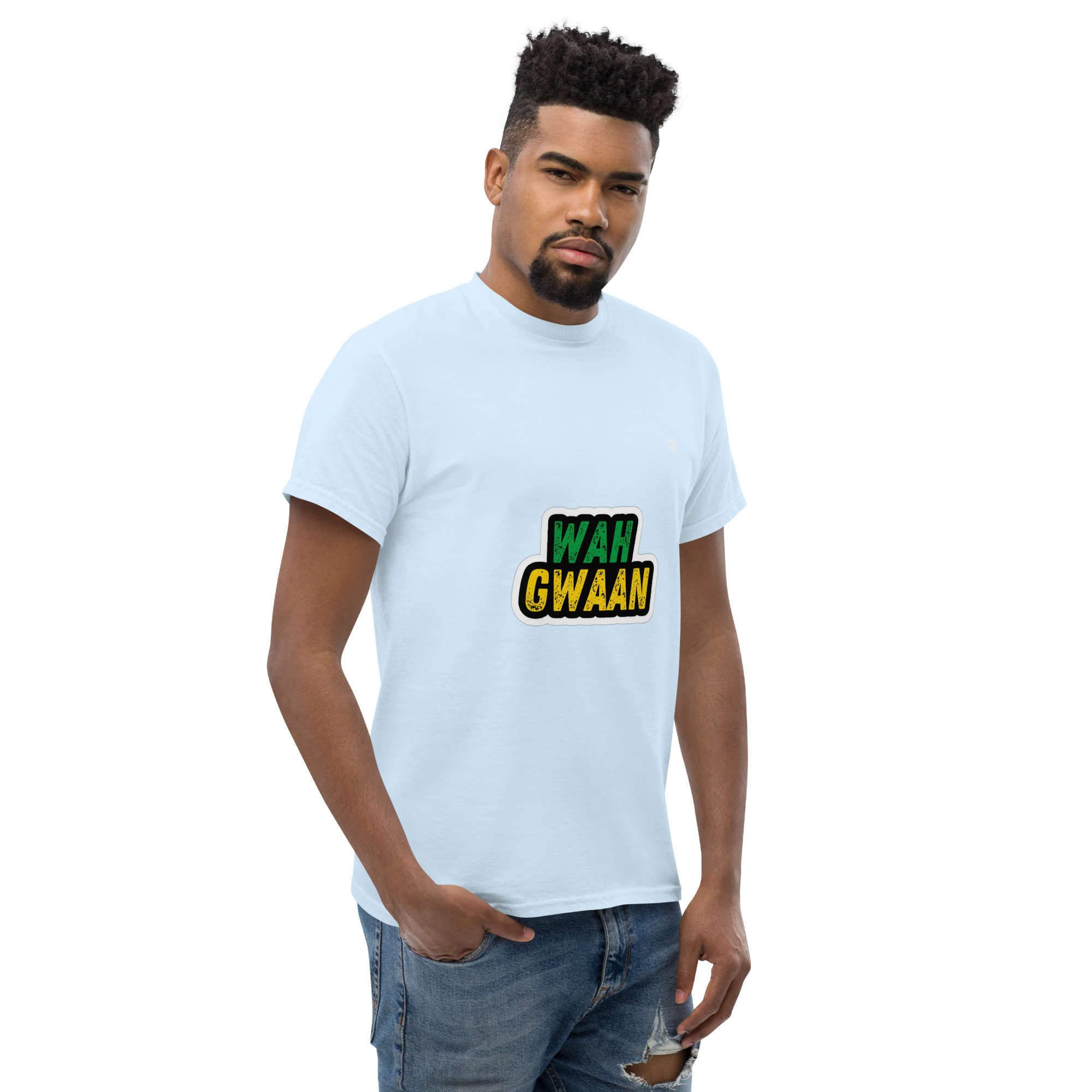 Wah Gwaan Classic Tee – Celebrate Jamaican Culture with Bold Urban Style" - Image 8