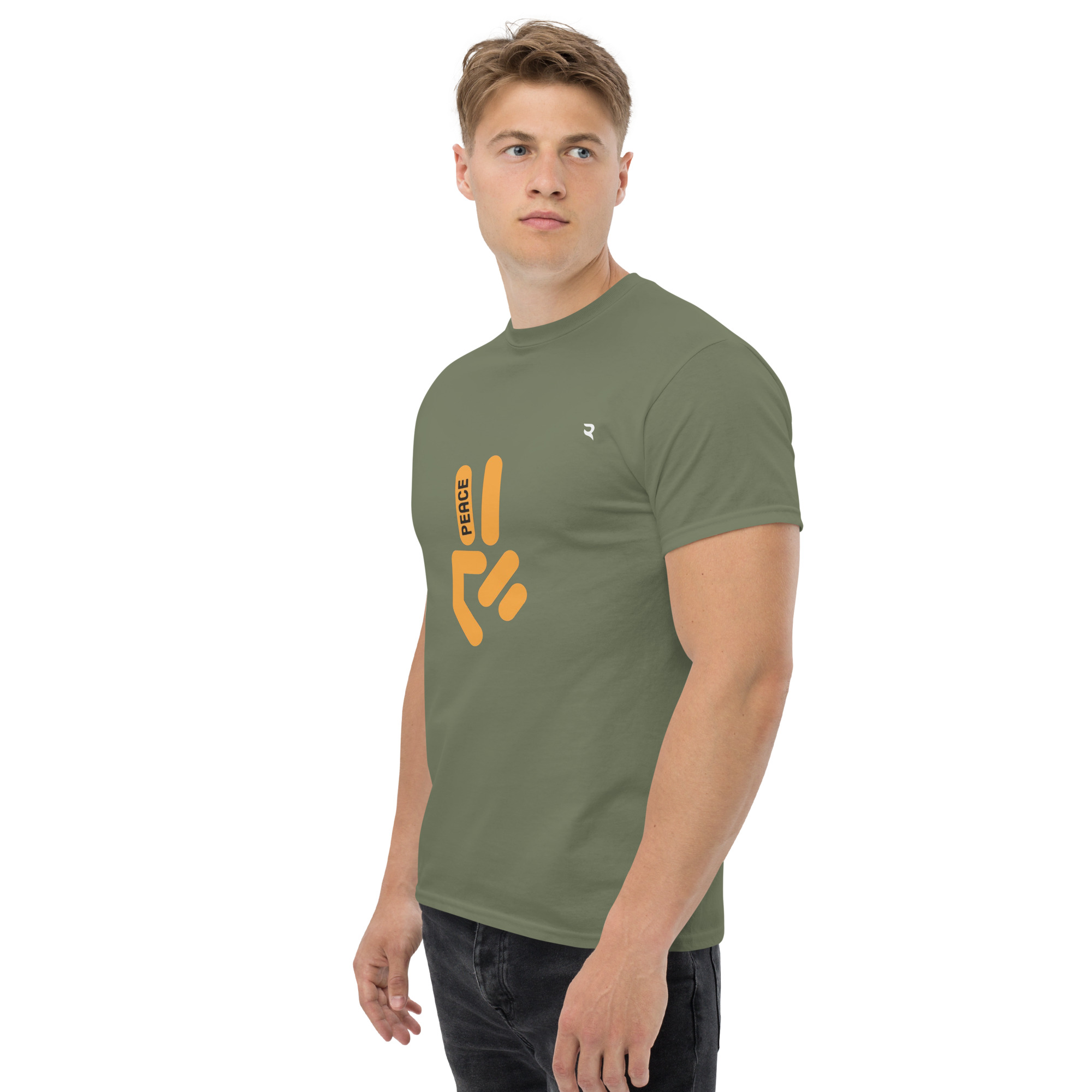 Peace Gesture Unisex Cotton Tee Graphic | Classic Streetwear T-Shirt - Image 16