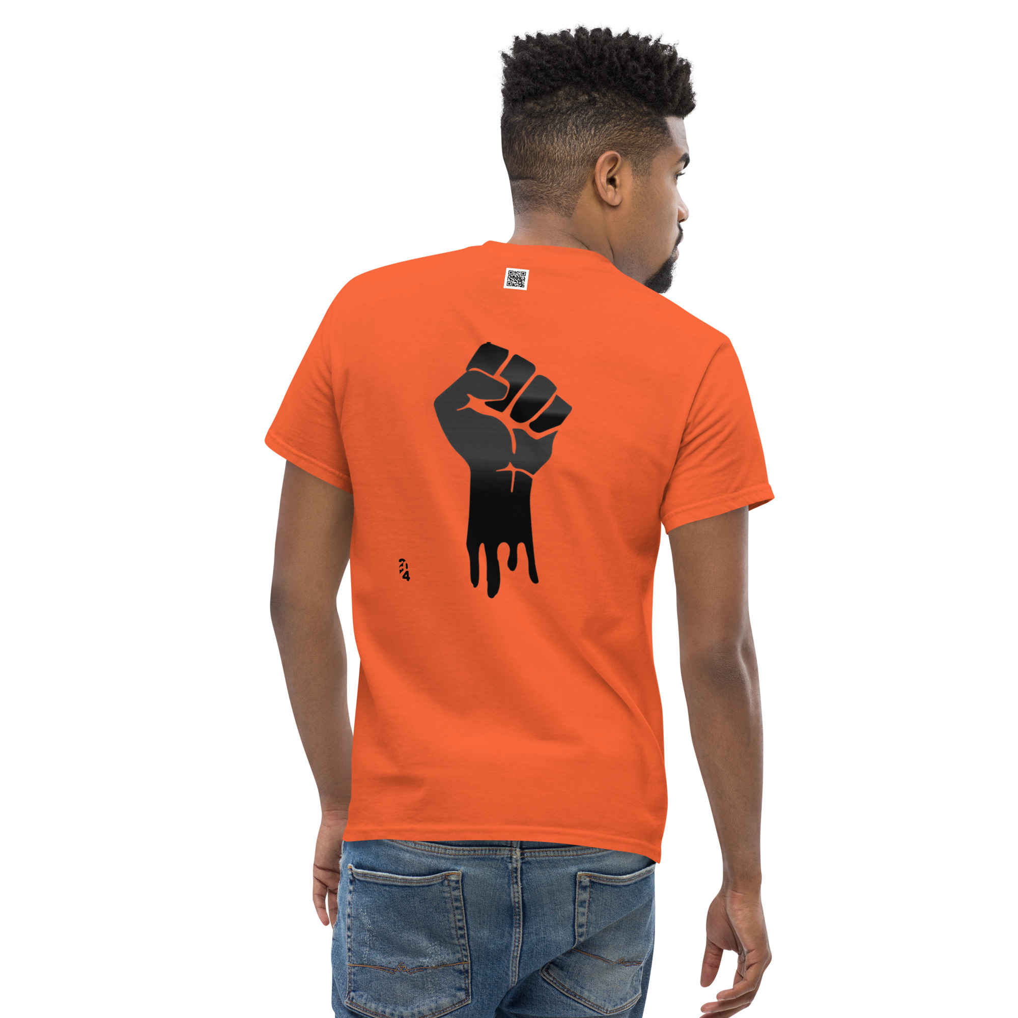 Blvck On Blvck Unisex Classic Tee - Image 4