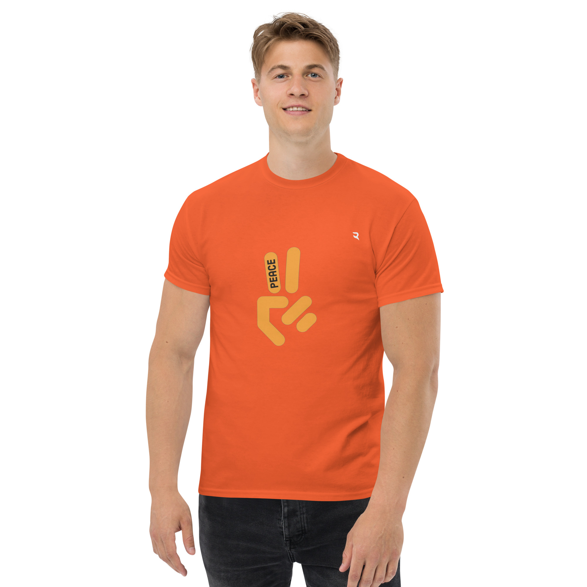 Peace Gesture Unisex Cotton Tee Graphic | Classic Streetwear T-Shirt - Image 17