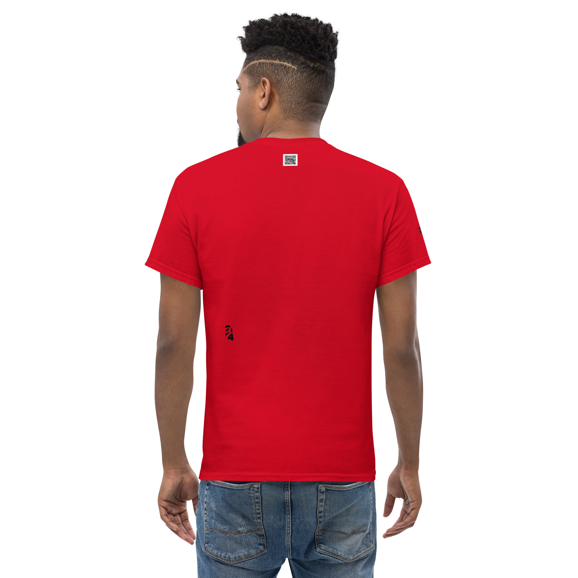 Think Outside The Box Embroidery Unisex Classic T-Shirt - Image 4