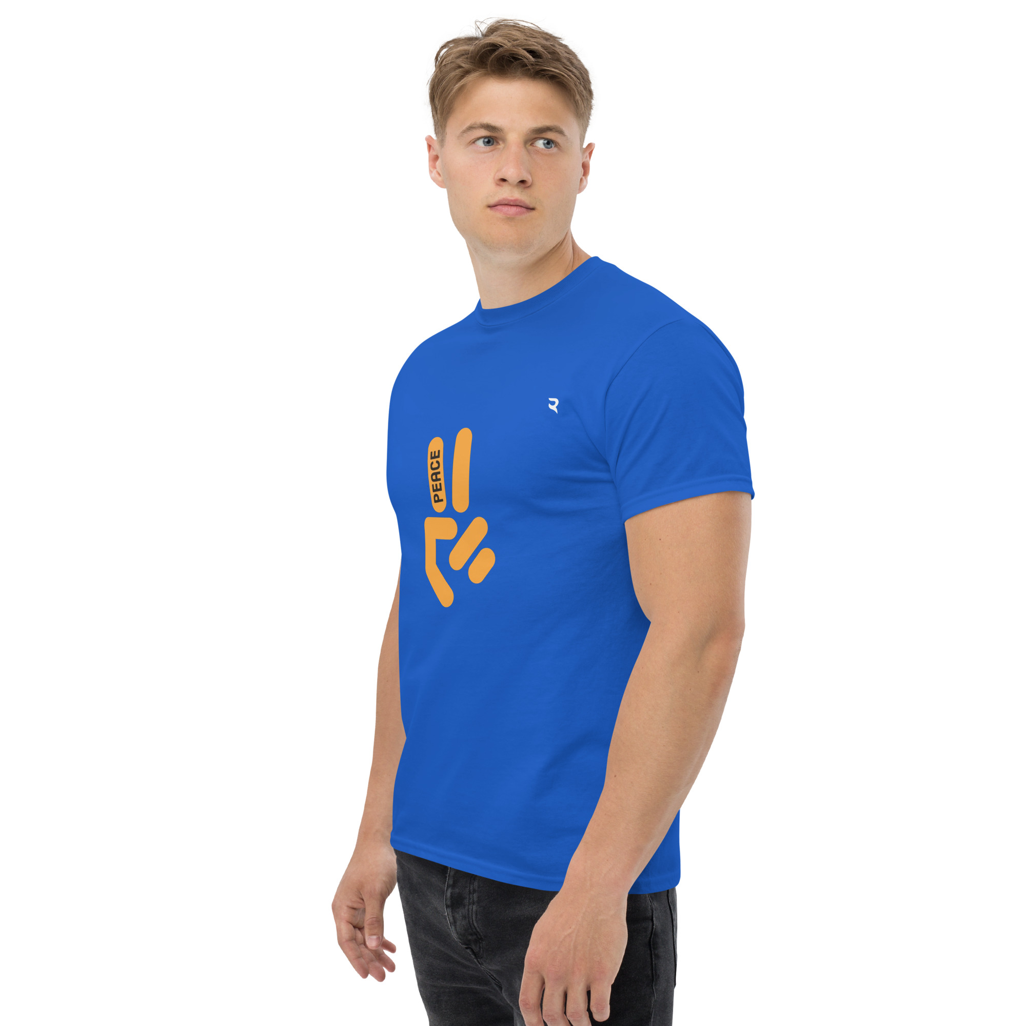Peace Gesture Unisex Cotton Tee Graphic | Classic Streetwear T-Shirt - Image 8