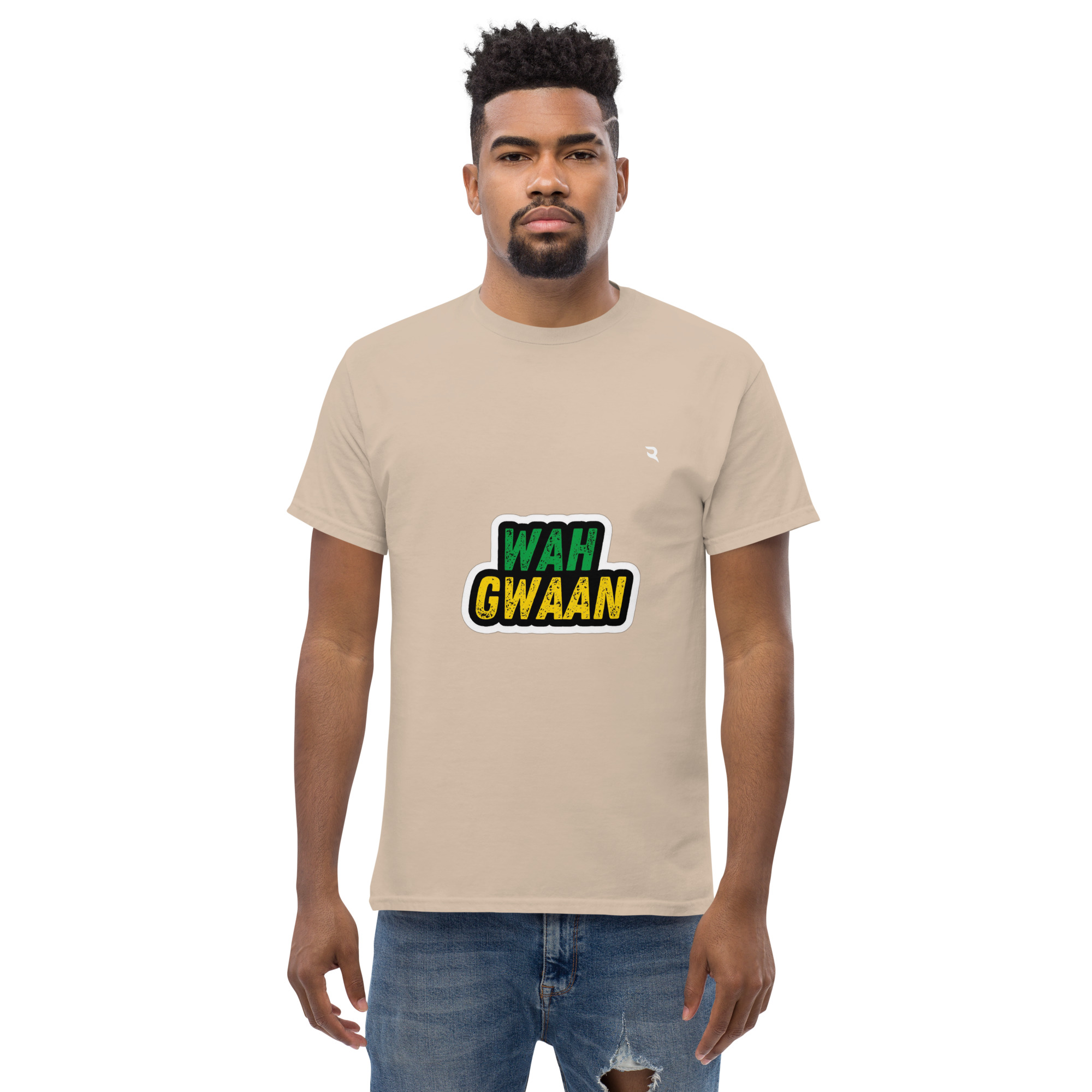 Wah Gwaan Classic Tee – Celebrate Jamaican Culture with Bold Urban Style" - Image 2