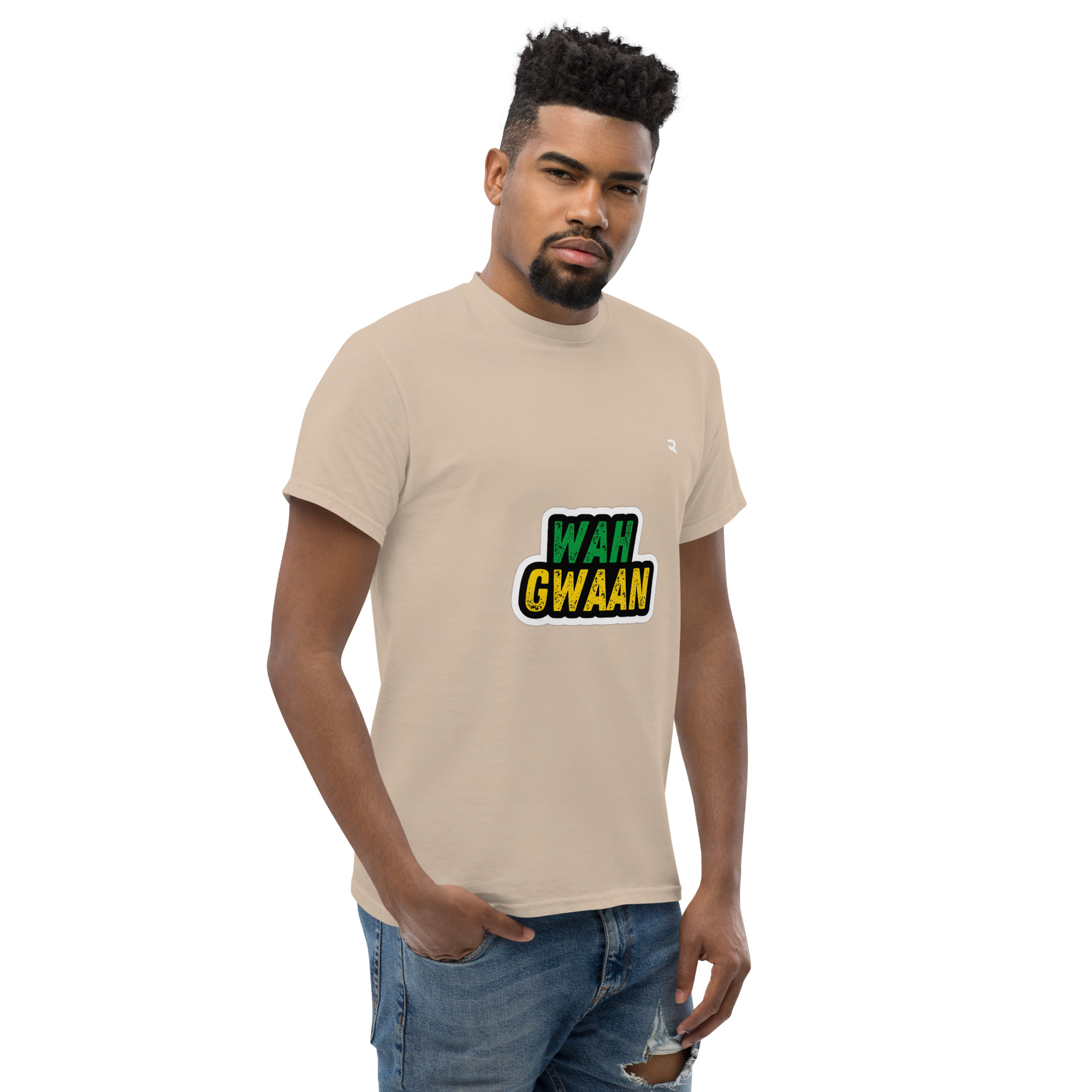Wah Gwaan Classic Tee – Celebrate Jamaican Culture with Bold Urban Style" - Image 5