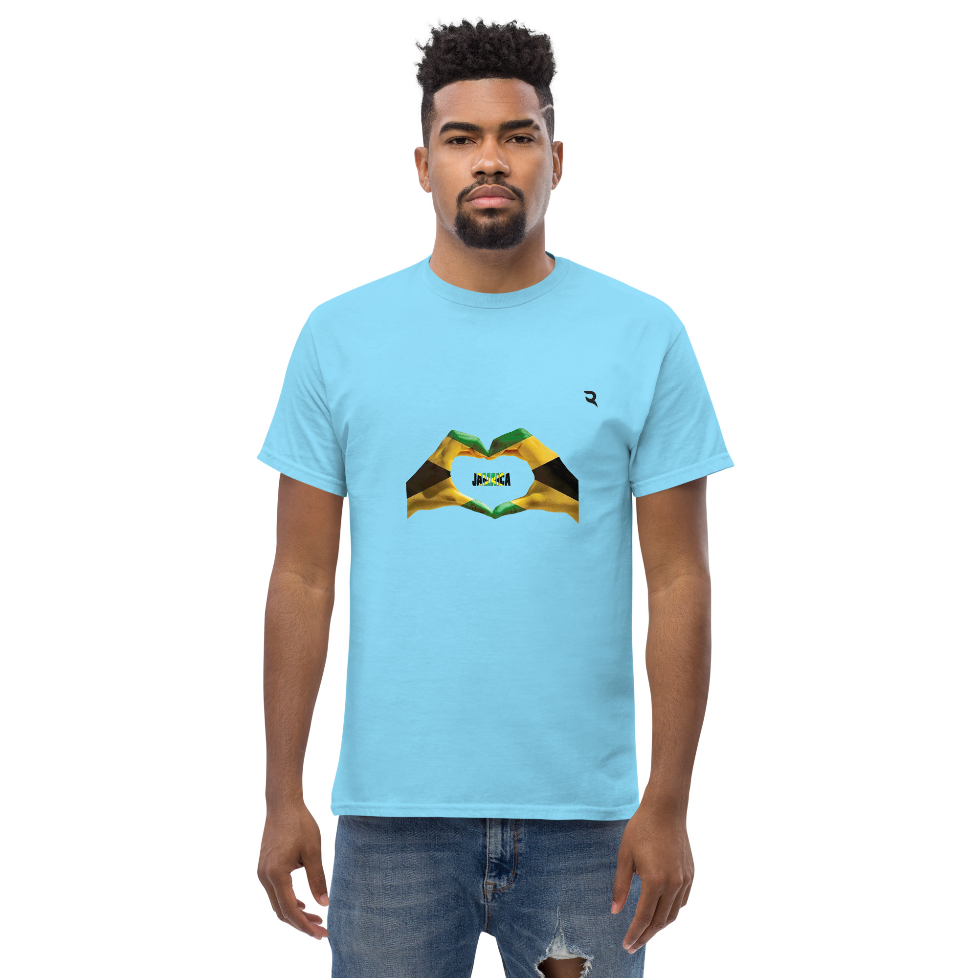 Jamaica Love Heart 2024 Unisex Tee Classic Cotton Design - Image 13