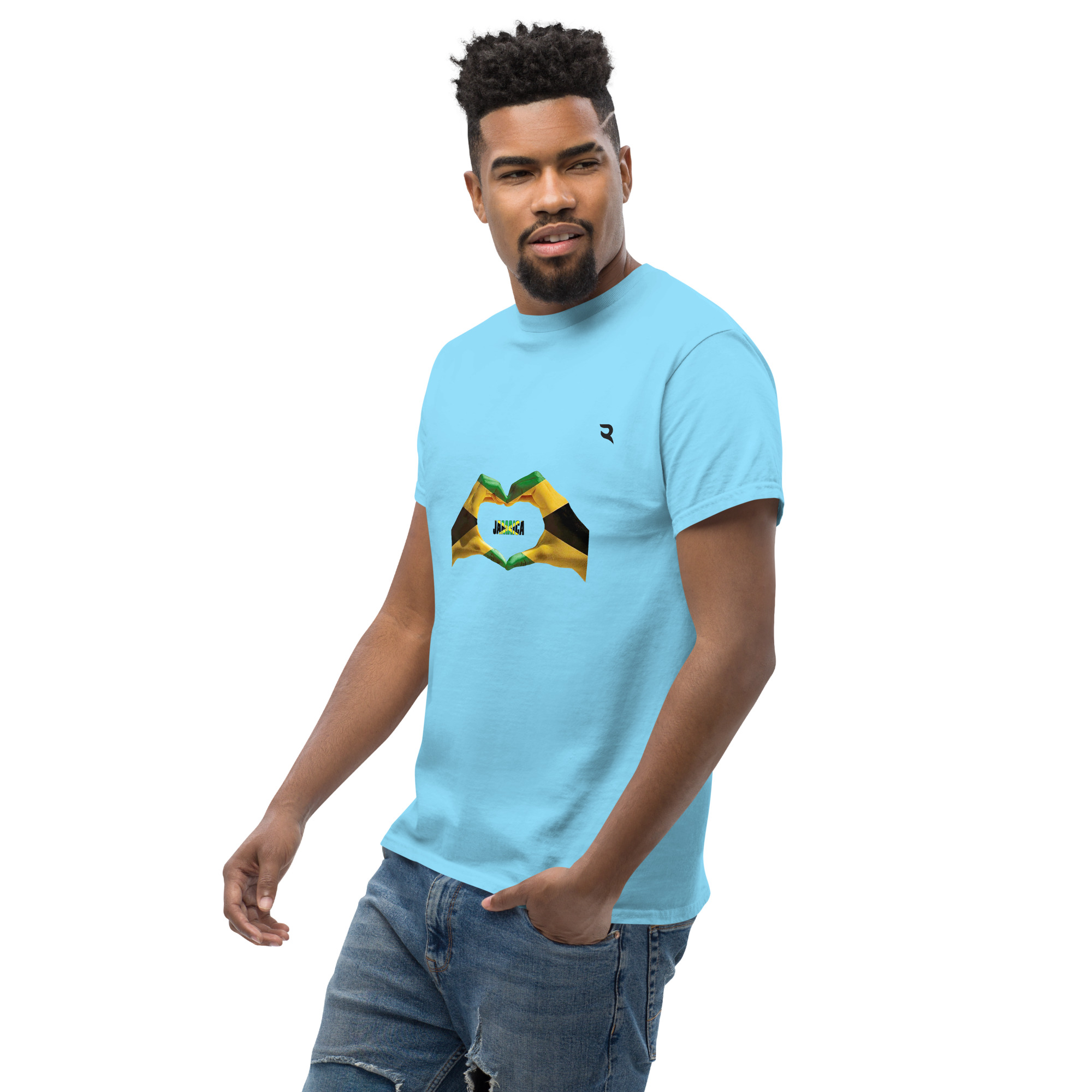 Jamaica Love Heart 2024 Unisex Tee Classic Cotton Design - Image 15