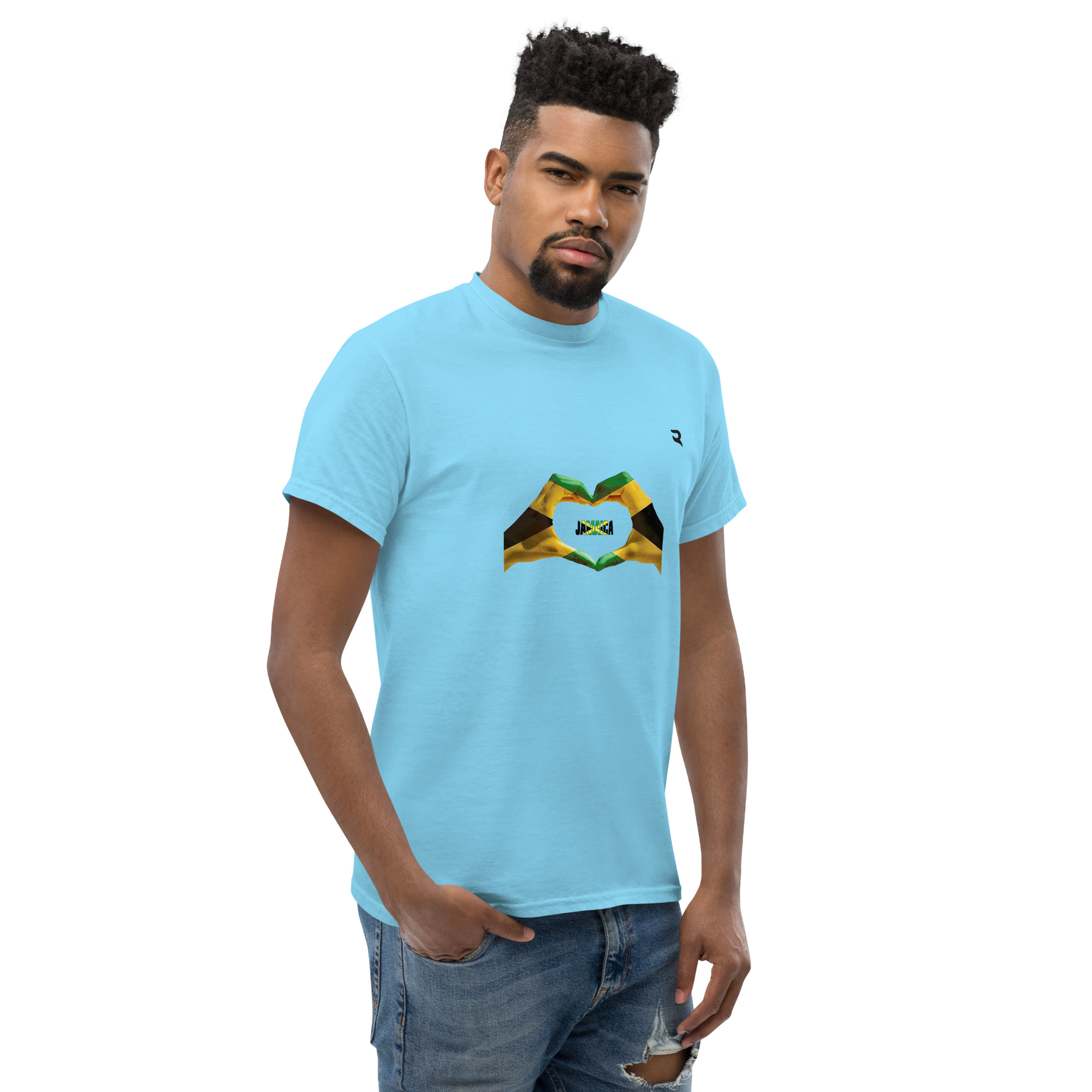 Jamaica Love Heart 2024 Unisex Tee Classic Cotton Design - Image 16