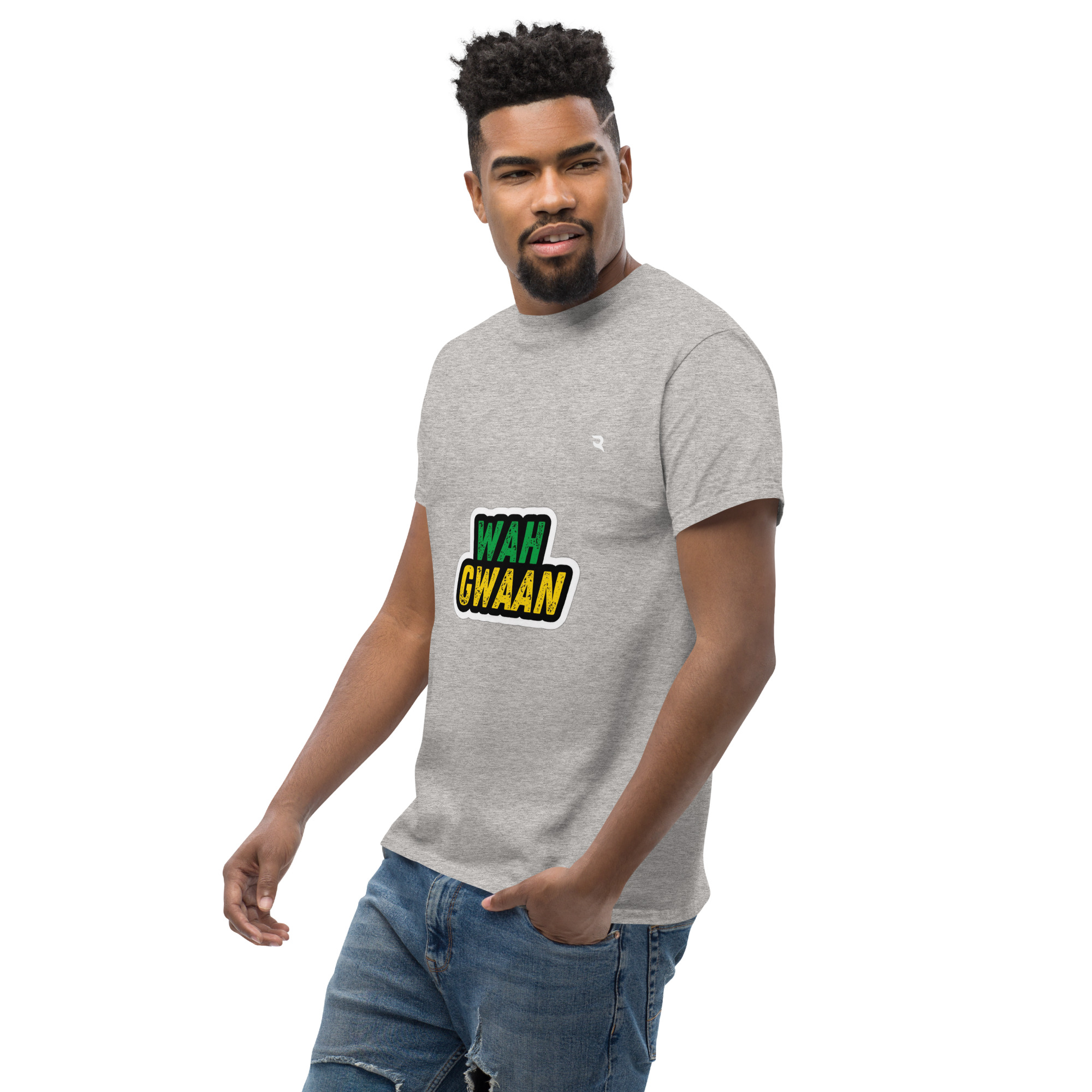 Wah Gwaan Classic Tee – Celebrate Jamaican Culture with Bold Urban Style" - Image 12