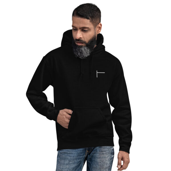 Action Not Words Unisex Hoodie - Front View